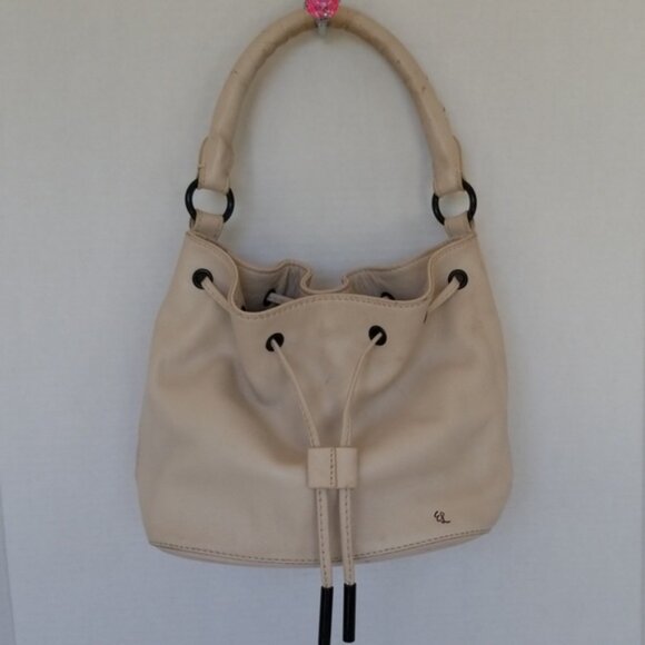 Elliot Luuca leather cream curved ahoulder handbag - Picture 1 of 3